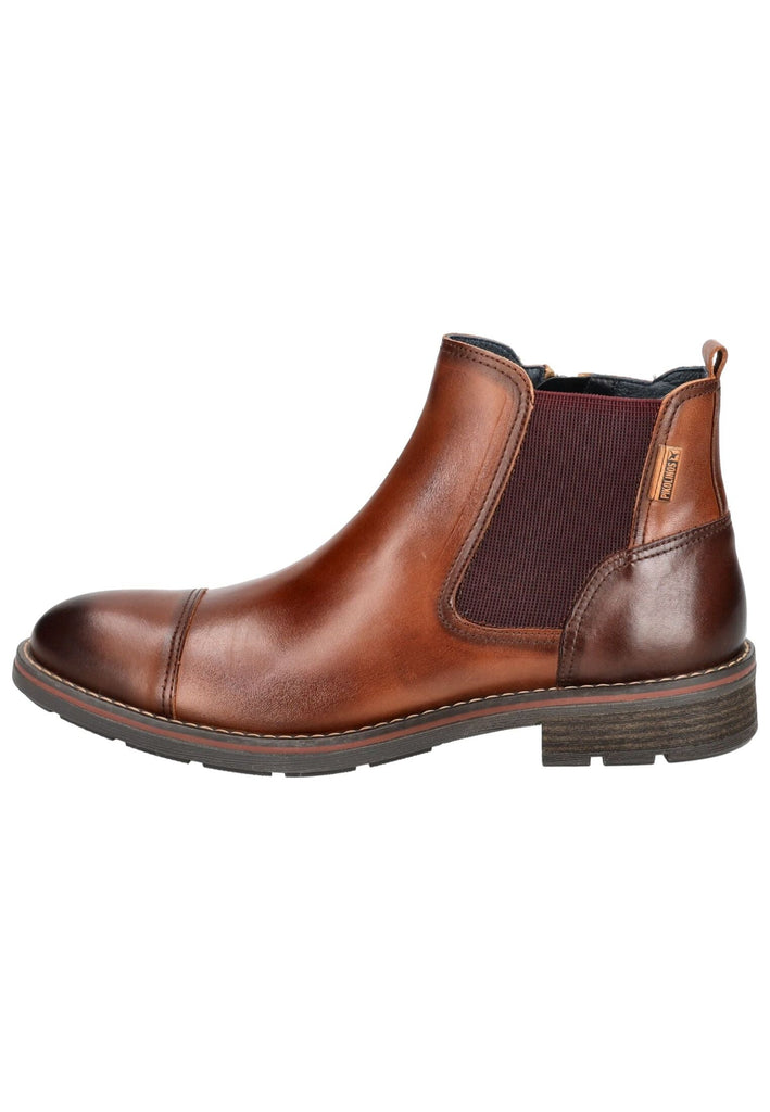 Stiefeletten Pikolinos Stiefelette Leder/Textil Braun