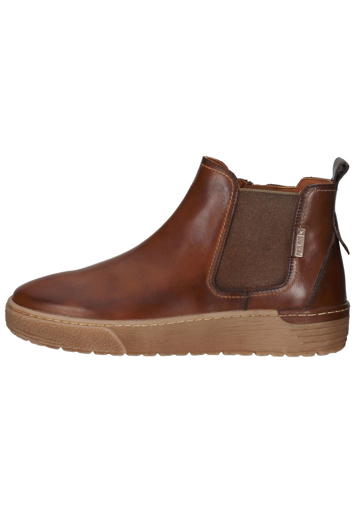Stiefeletten Pikolinos Stiefelette Leder/Textil Braun