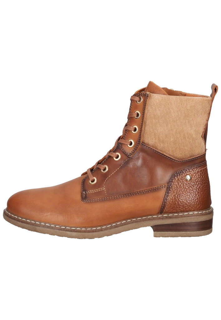 Stiefeletten Pikolinos Stiefelette Leder/Textil Braun