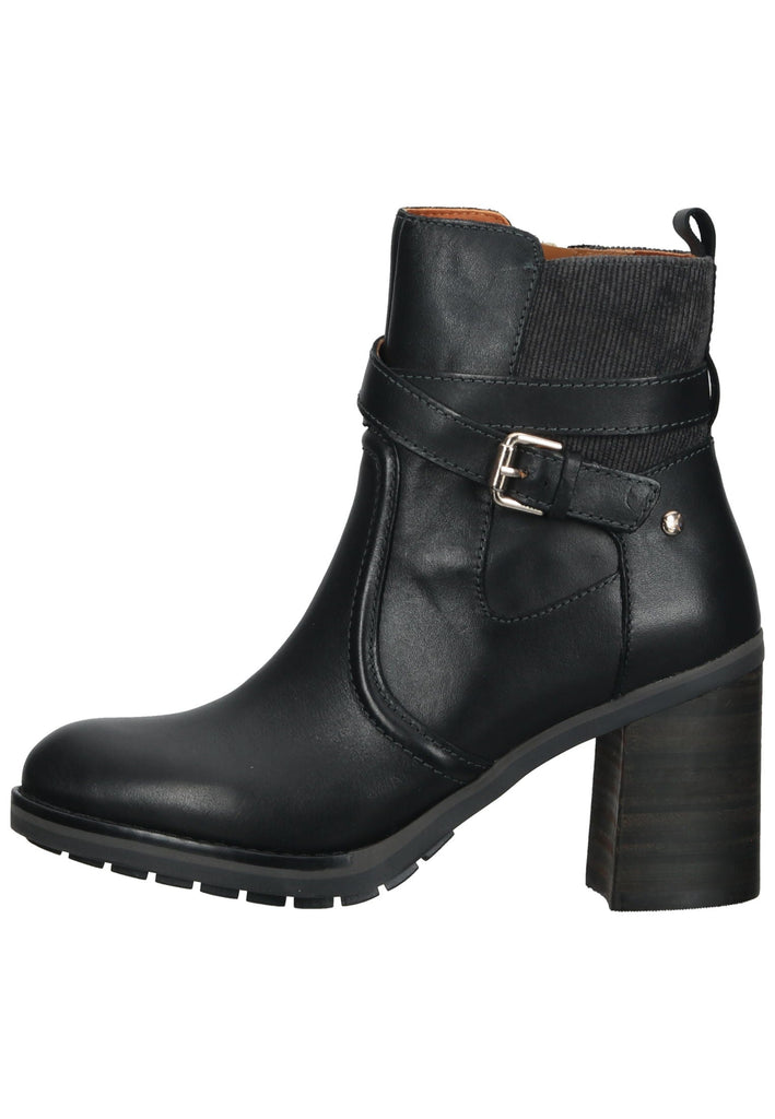Stiefeletten Pikolinos Stiefelette Leder/Textil Schwarz