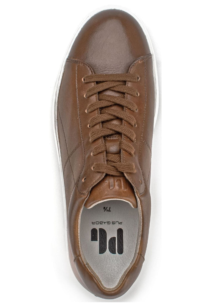 Pius Gabor Sneaker Glattleder Cognac