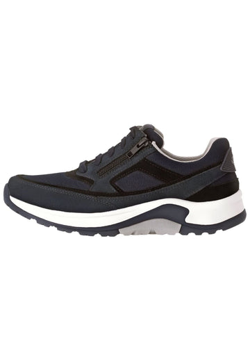 Pius Gabor Sneaker Leder/Textil Blau/Schwarz