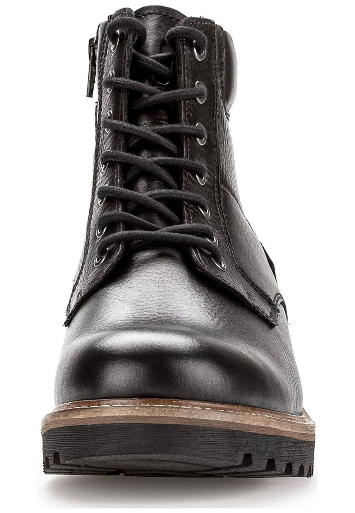 Pius Gabor Stiefelette Leder Schwarz Warmfutter