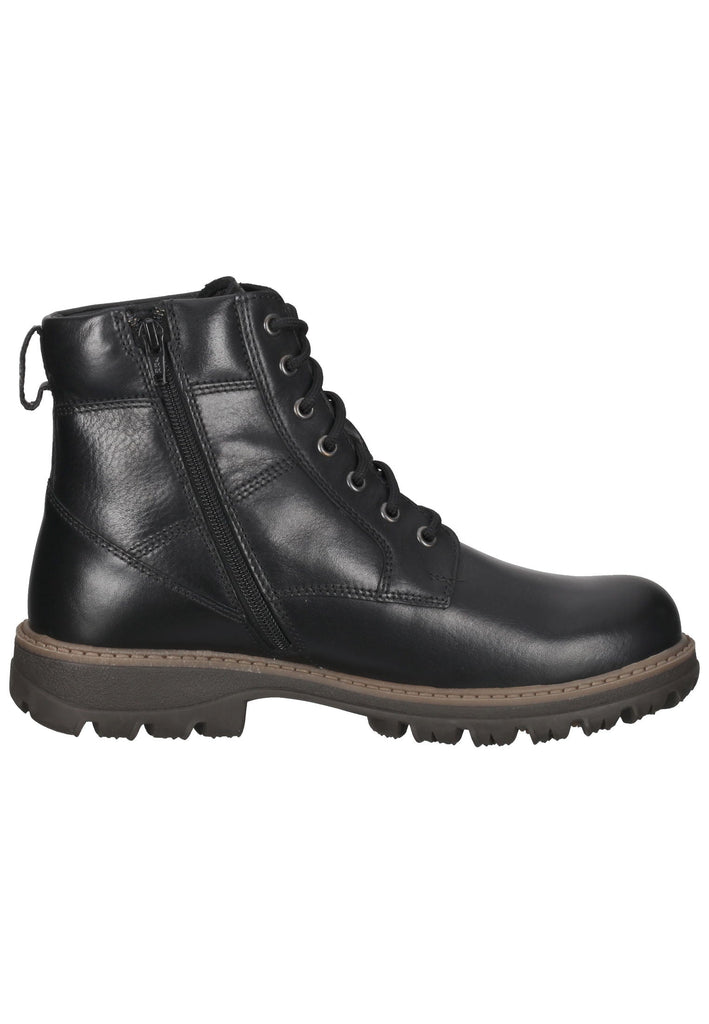 Pius Gabor Stiefelette Leder Schwarz Warmfutter