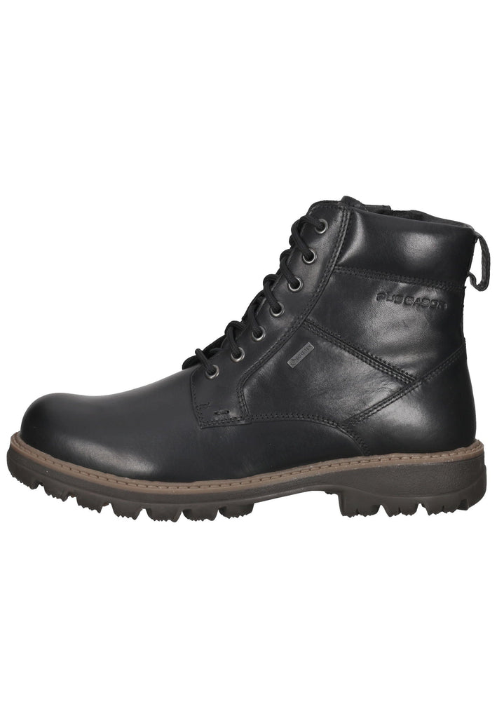 Pius Gabor Stiefelette Leder Schwarz Warmfutter
