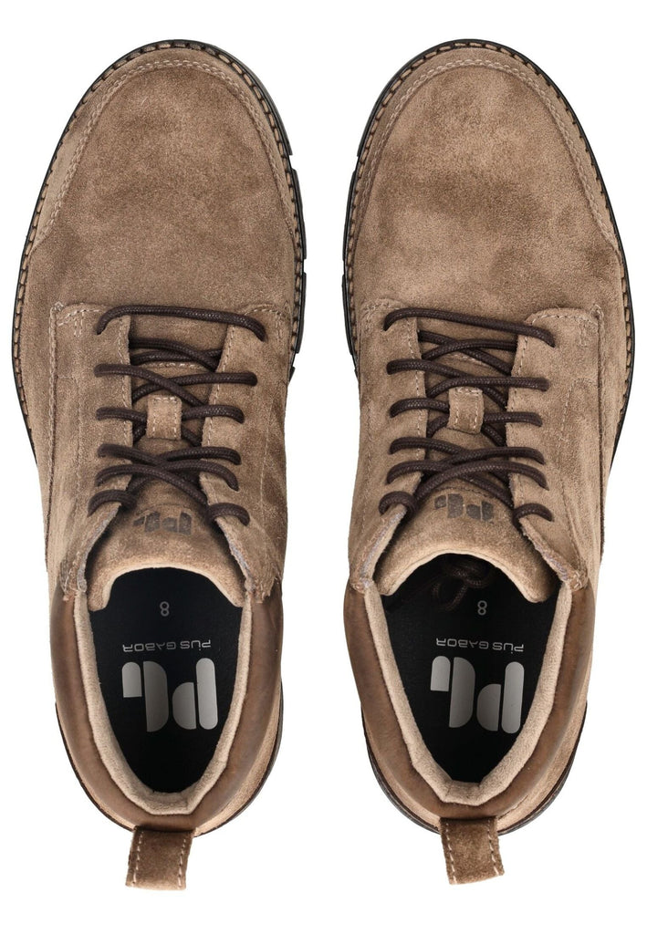 Pius Gabor Stiefelette Veloursleder Mocca