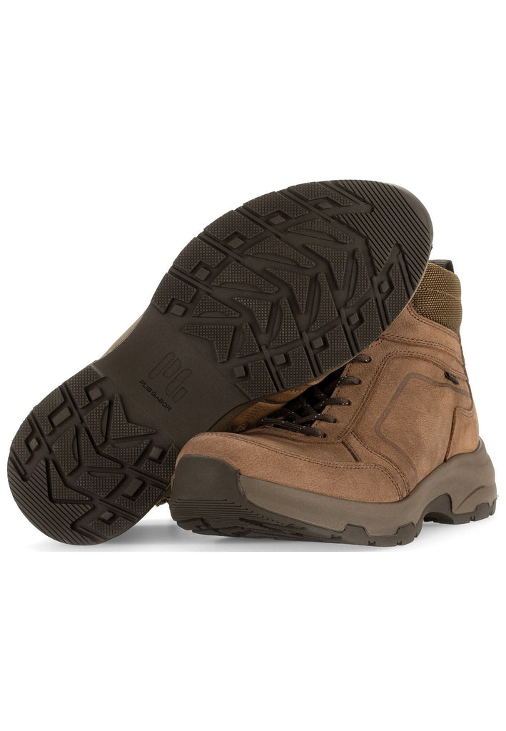 Pius Gabor Wanderschuhe Nubukleder Braun/Grün