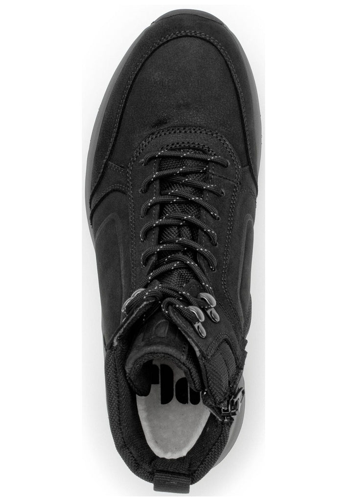 Pius Gabor Wanderschuhe Nubukleder Schwarz