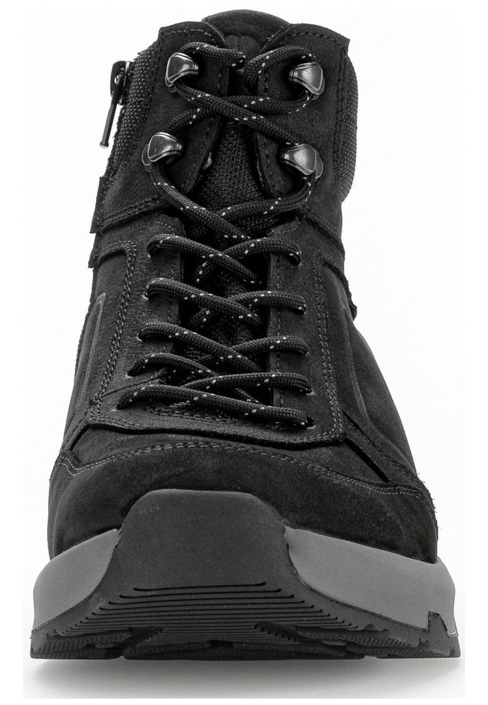 Pius Gabor Wanderschuhe Nubukleder Schwarz