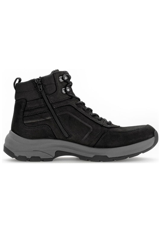 Pius Gabor Wanderschuhe Nubukleder Schwarz