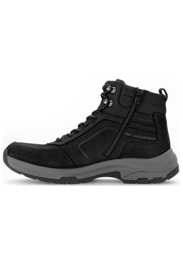 Pius Gabor Wanderschuhe Nubukleder Schwarz