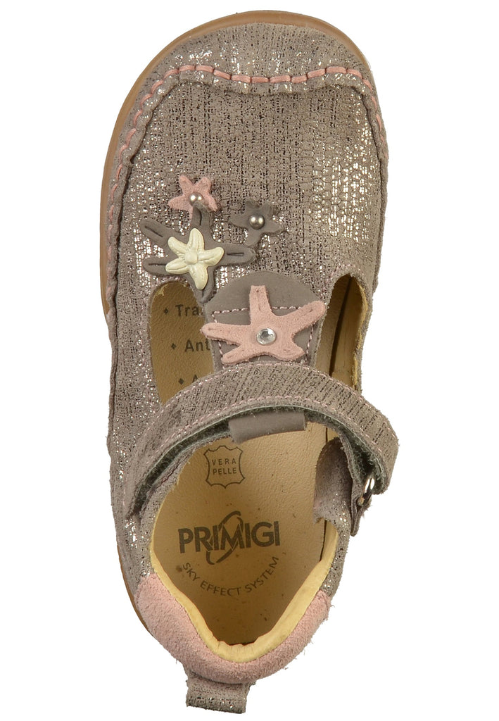 Primigi Halbschuhe Leder Grau