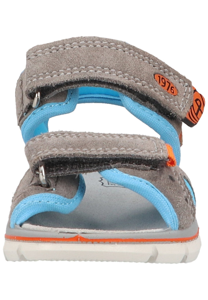 Primigi Sandalen Leder Grau/Hellblau