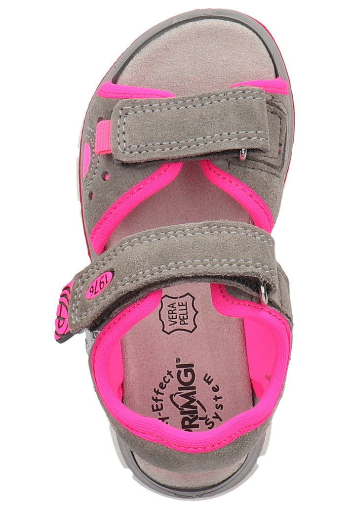 Primigi Sandalen Leder Grau/Pink