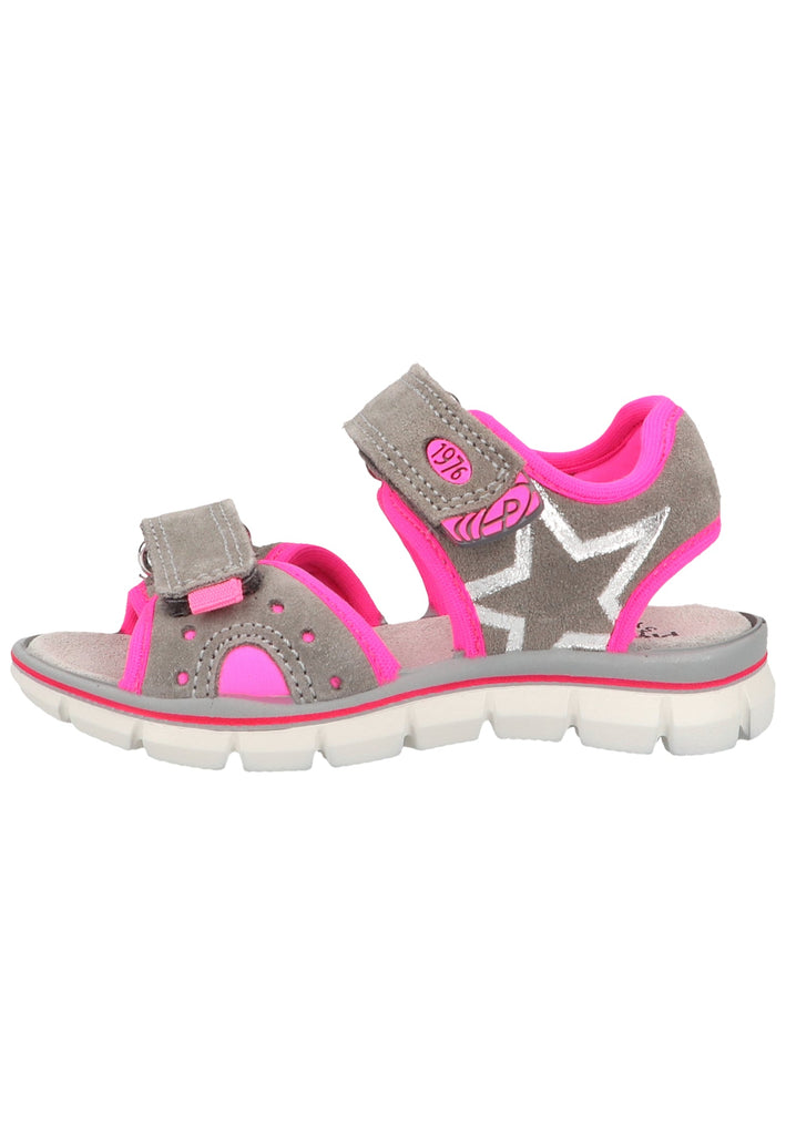 Primigi Sandalen Leder Grau/Pink