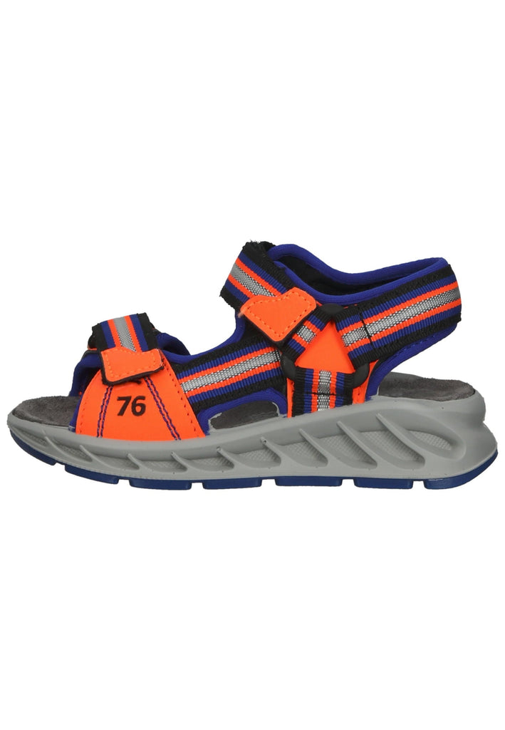 Primigi Sandalen Leder/Textil Blau/Orange