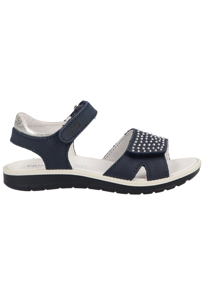 Primigi Sandalen Nubukleder Blau/Weiß