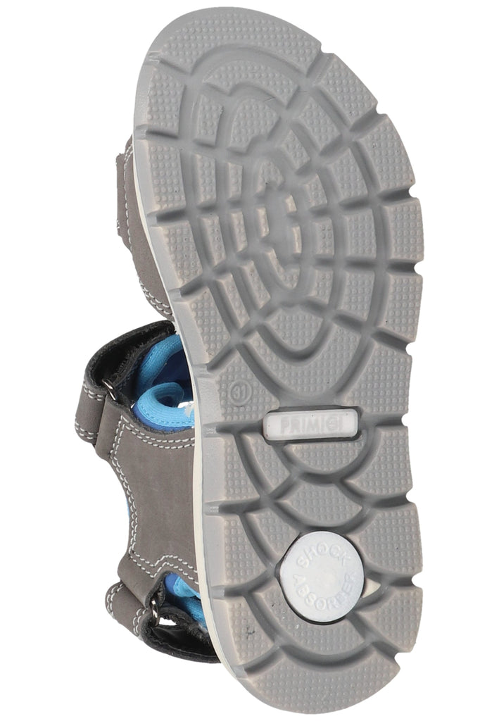 Primigi Sandalen Nubukleder Grau/Blau