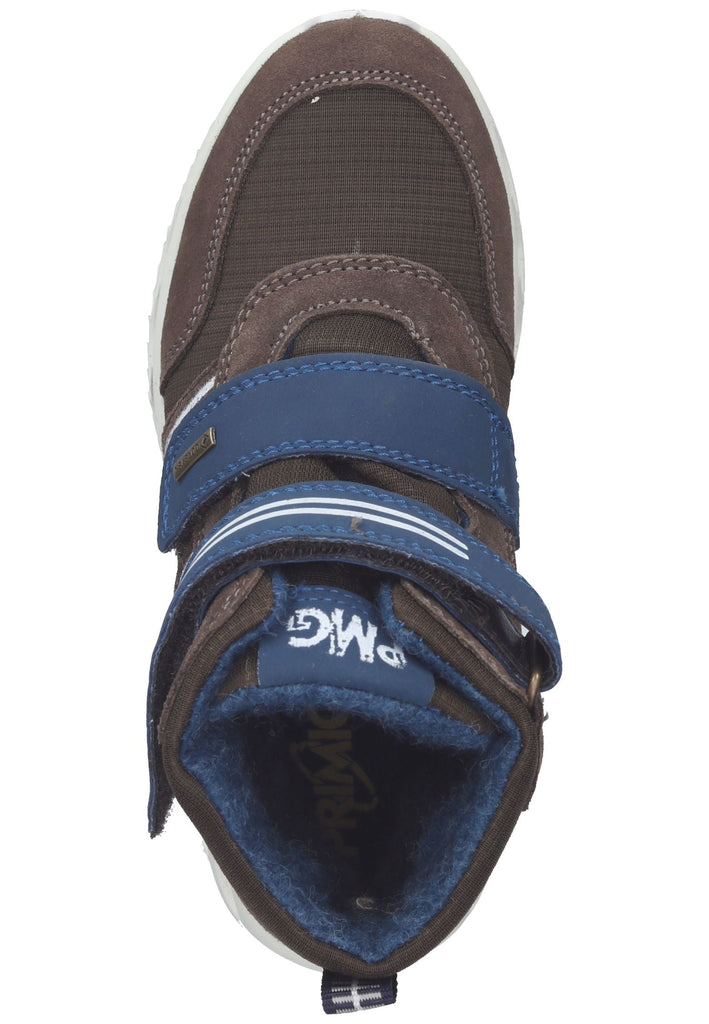 Primigi Sneaker Leder Braun/Blau Warmfutter