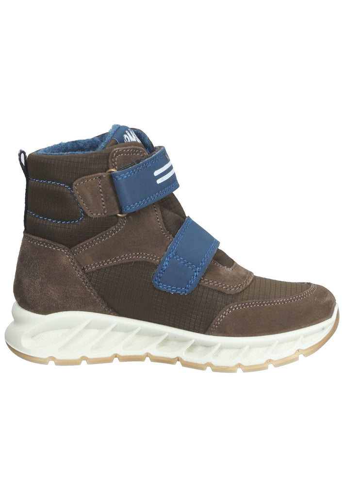 Primigi Sneaker Leder Braun/Blau Warmfutter