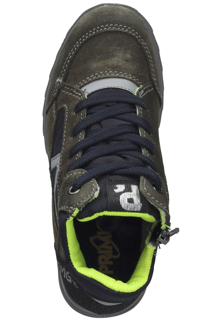 Primigi Sneaker Leder Grau/Schwarz