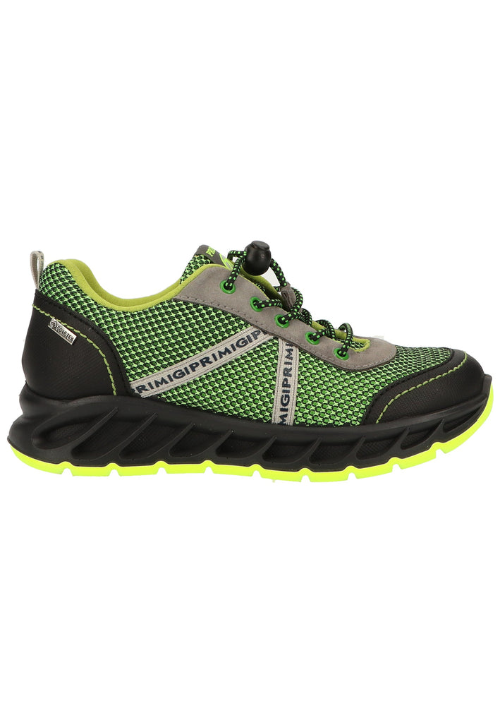 Primigi Sneaker Lederimitat Schwarz/Grün