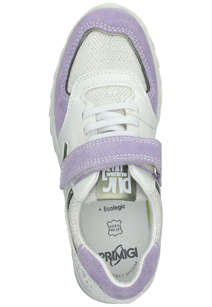 Primigi Sneaker Lederimitat Weiß/Lila