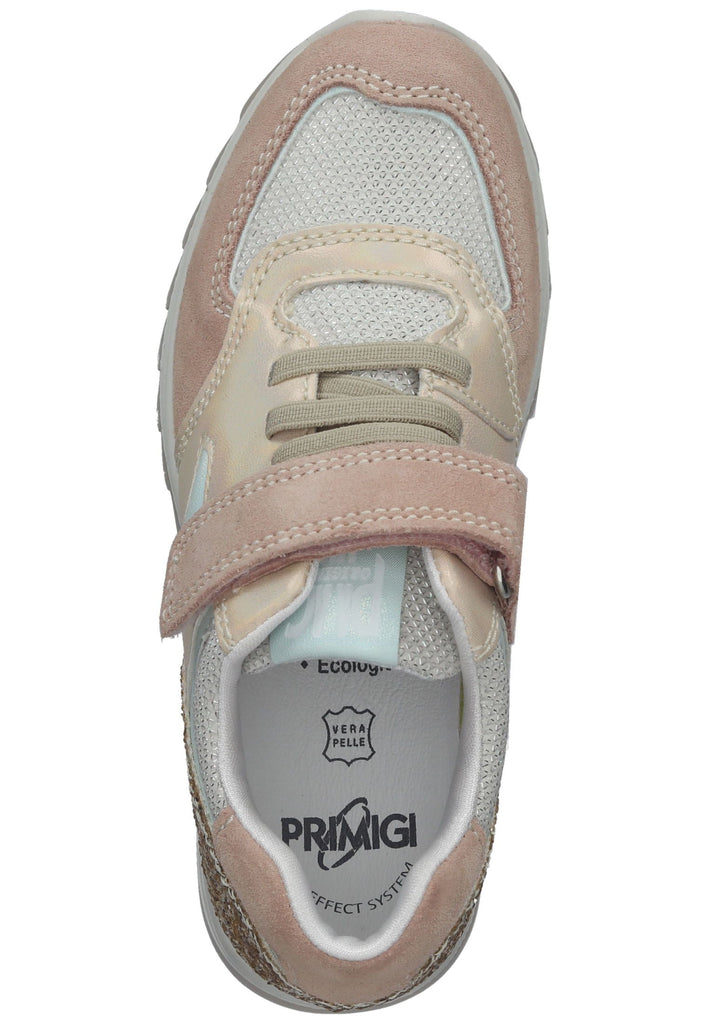 Primigi Sneaker Lederimitat Weiß/Rosa