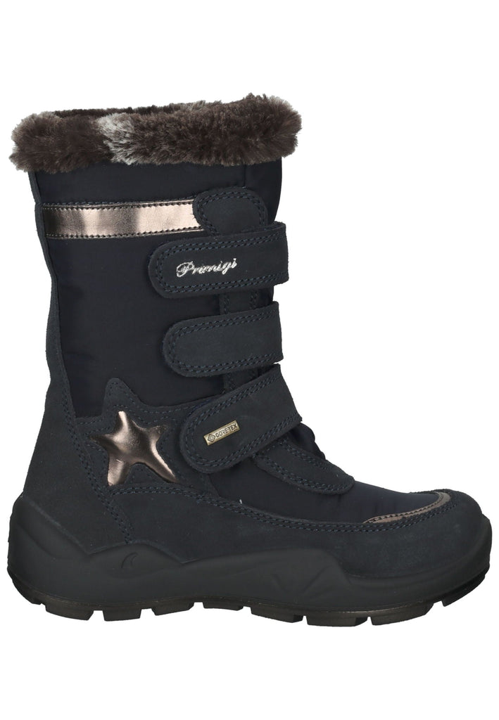 Primigi Stiefel Leder Dunkelblau Warmfutter