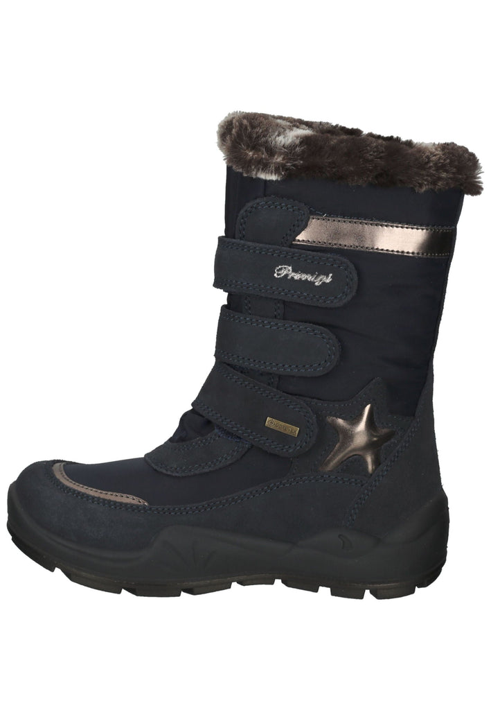 Primigi Stiefel Leder Dunkelblau Warmfutter