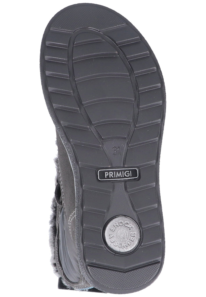 Primigi Stiefel Leder Grau Warmfutter
