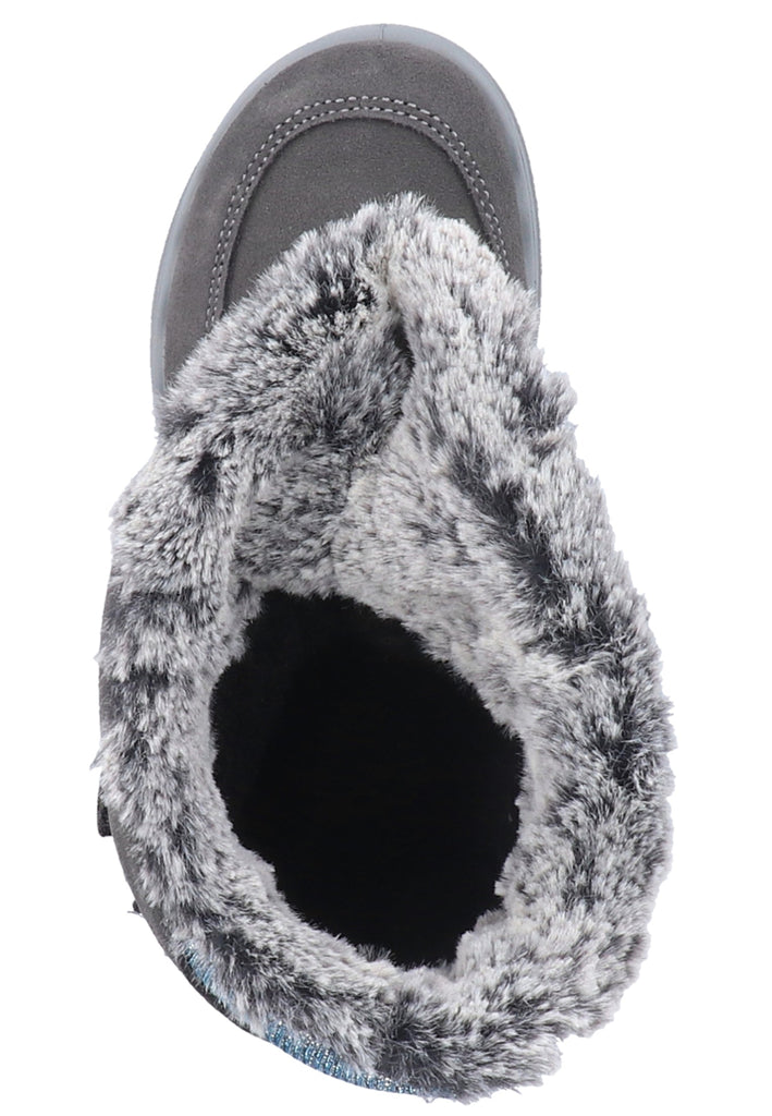 Primigi Stiefel Leder Grau Warmfutter