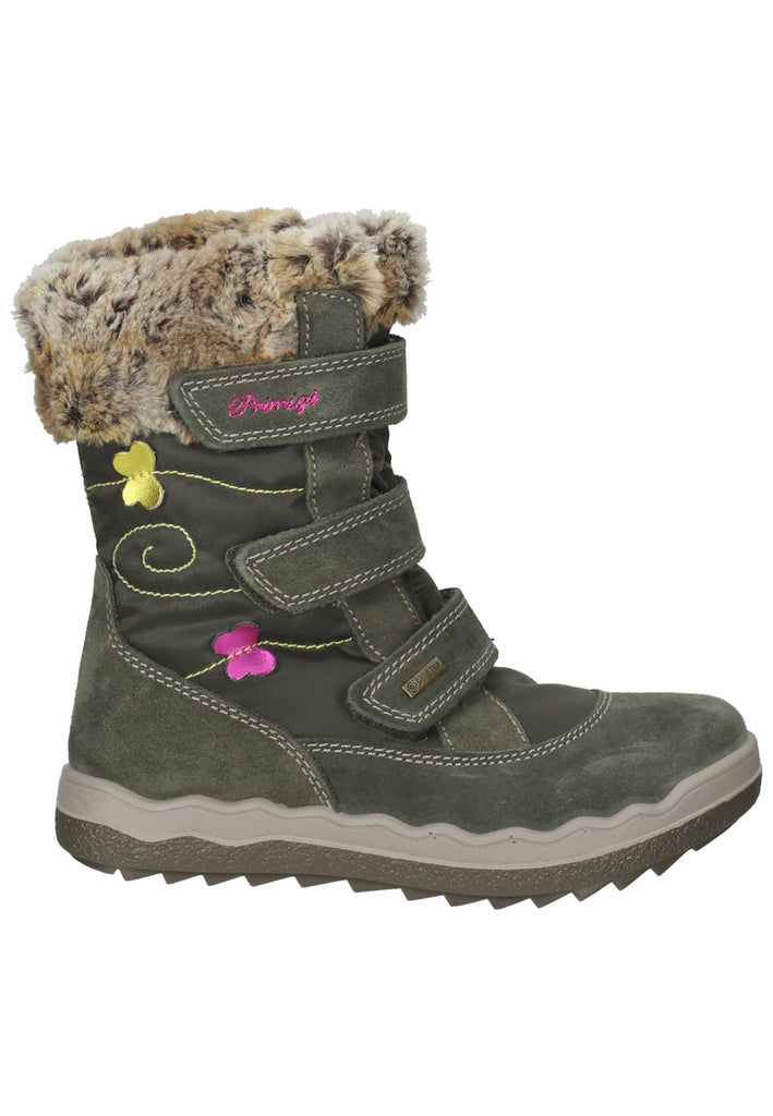 Primigi Stiefel Leder Oliv Warmfutter