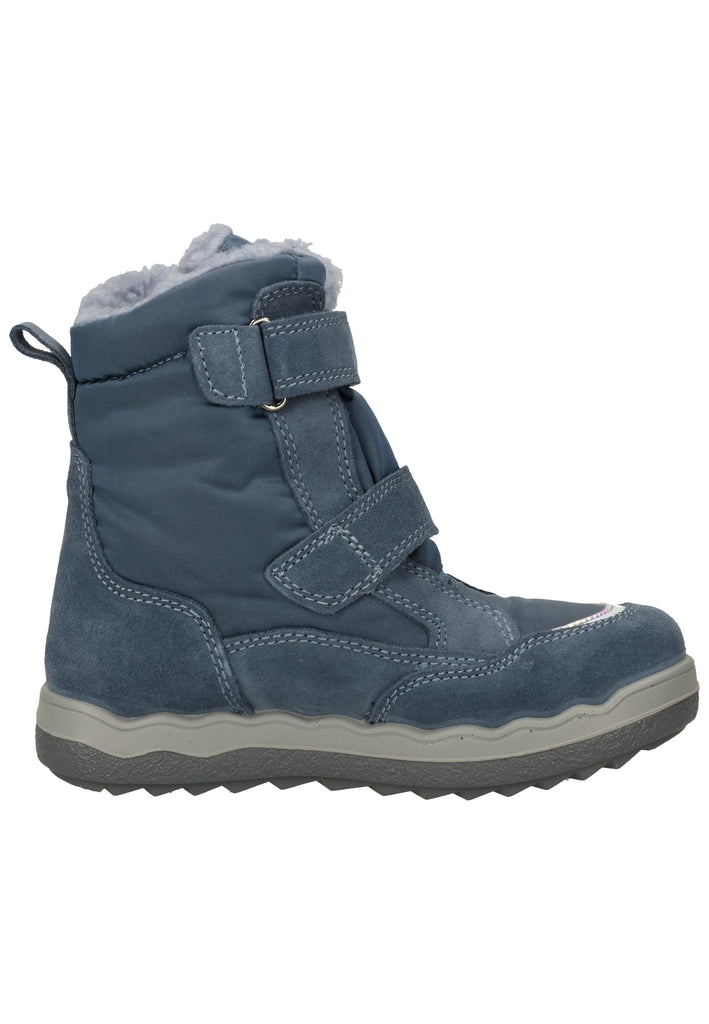 Primigi Stiefel Leder/Textil Azur Warmfutter