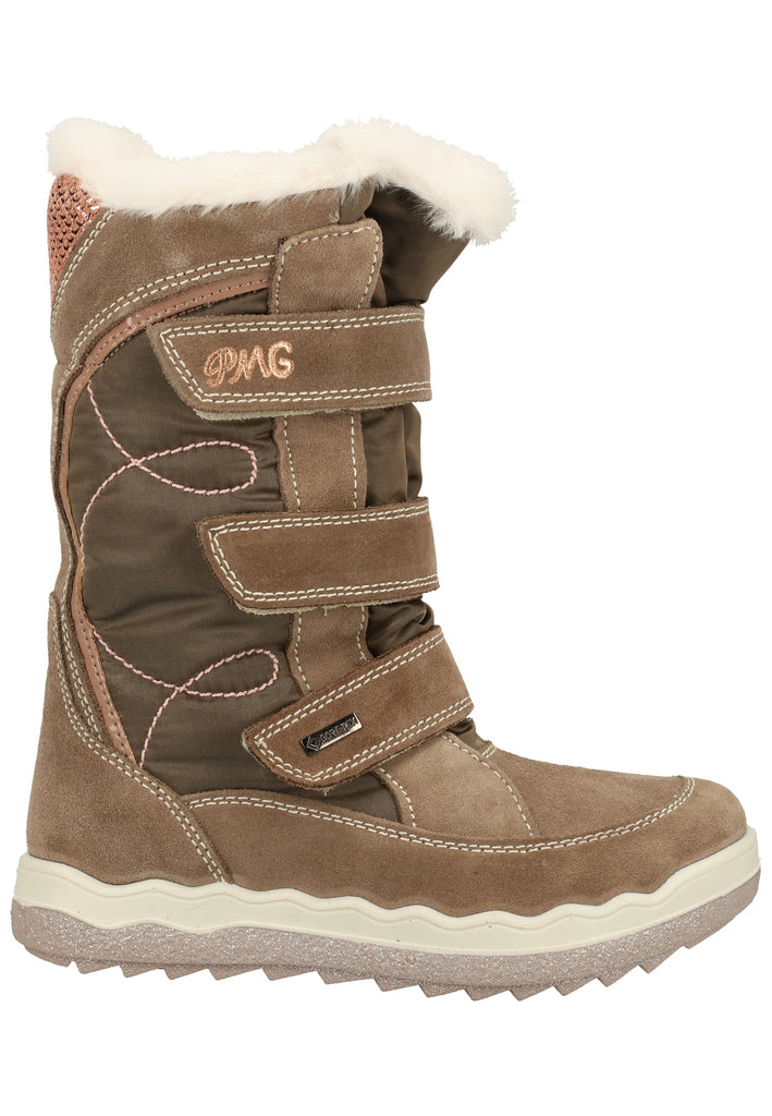 Primigi Stiefel Leder/Textil Beige Warmfutter