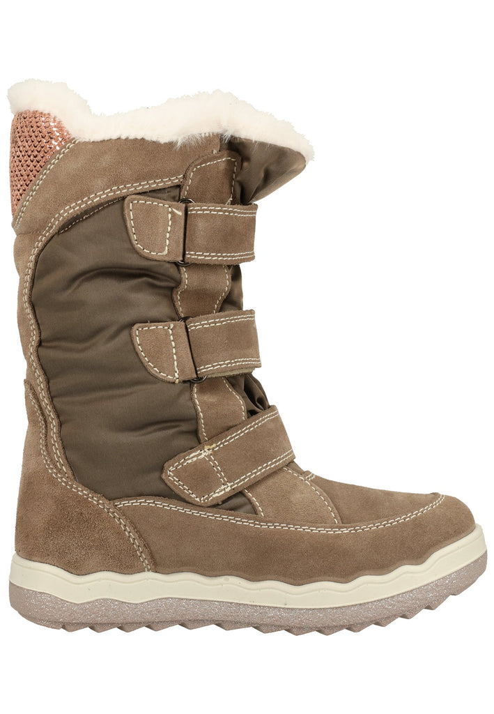 Primigi Stiefel Leder/Textil Beige Warmfutter