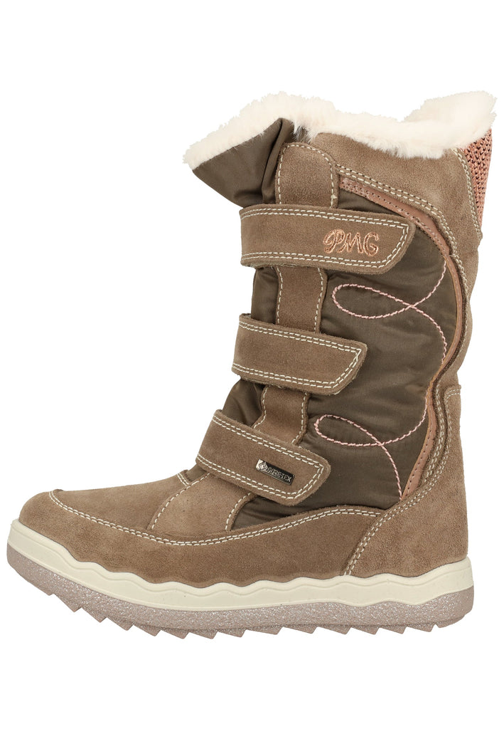 Primigi Stiefel Leder/Textil Beige Warmfutter