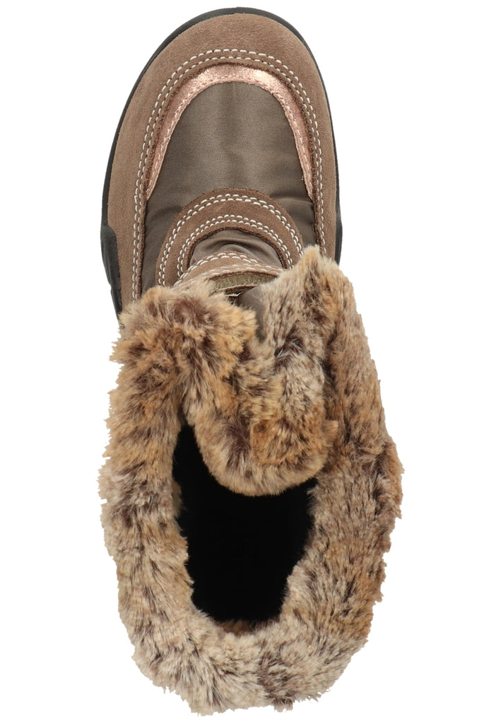 Primigi Stiefel Leder/Textil Beige Warmfutter