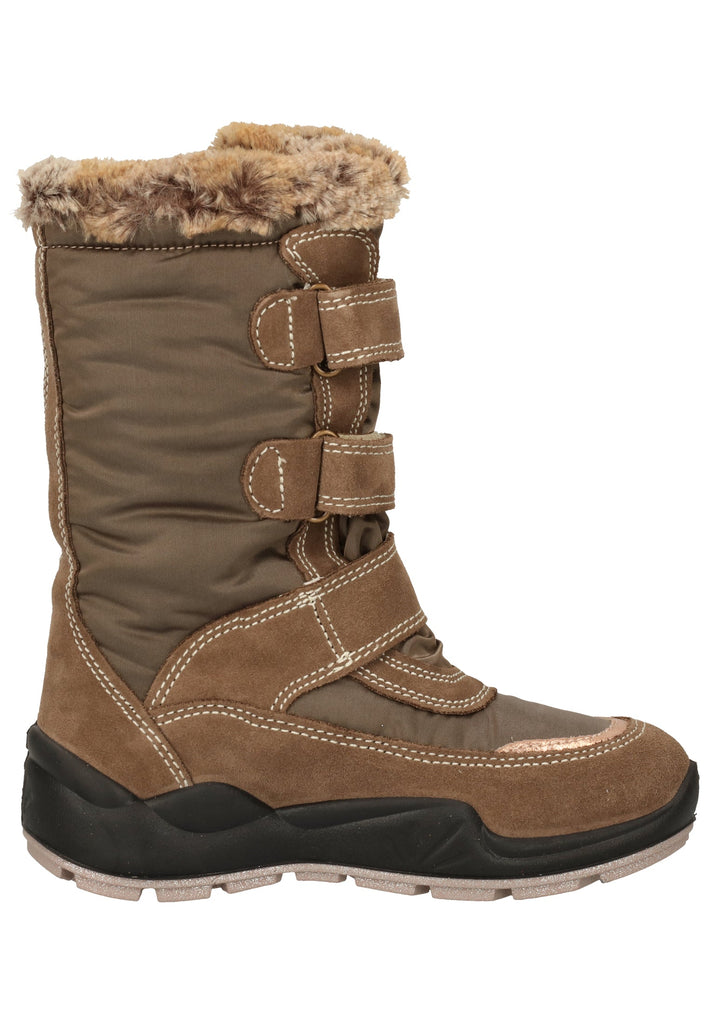 Primigi Stiefel Leder/Textil Beige Warmfutter