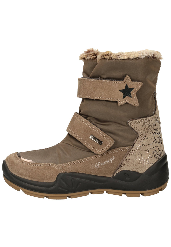 Primigi Stiefel Leder/Textil Beige Warmfutter