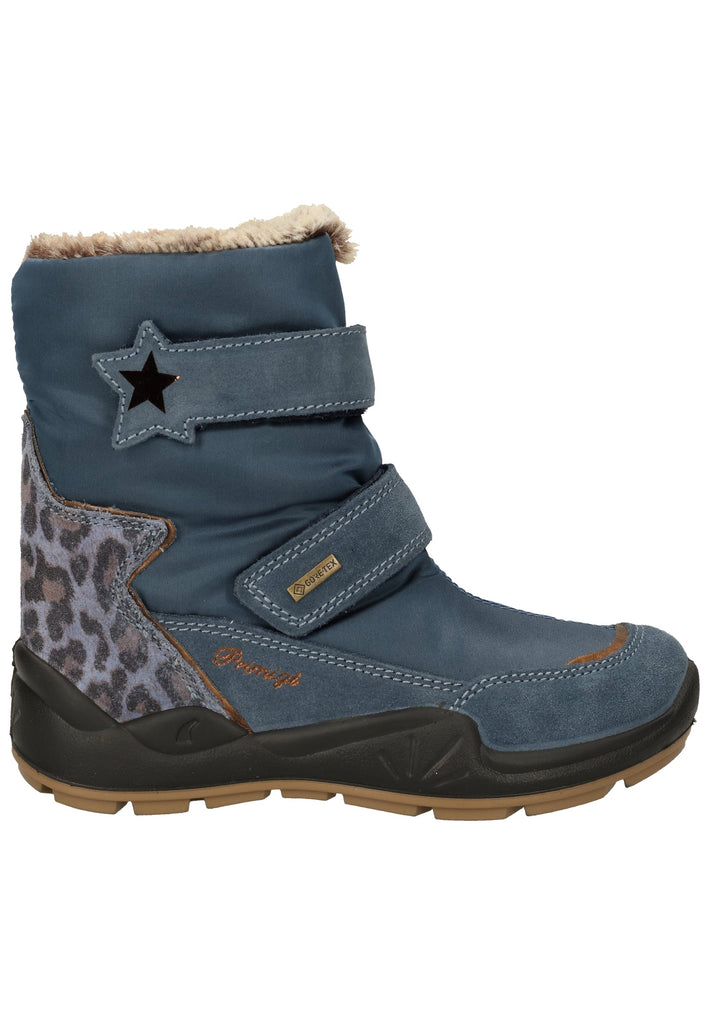 Primigi Stiefel Leder/Textil Blau Warmfutter