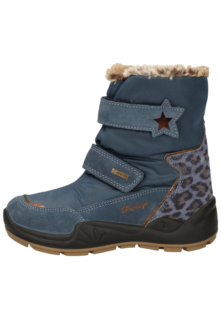 Primigi Stiefel Leder/Textil Blau Warmfutter