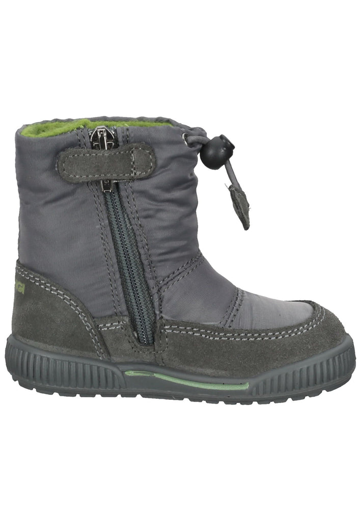 Primigi Stiefel Leder/Textil Grau Warmfutter
