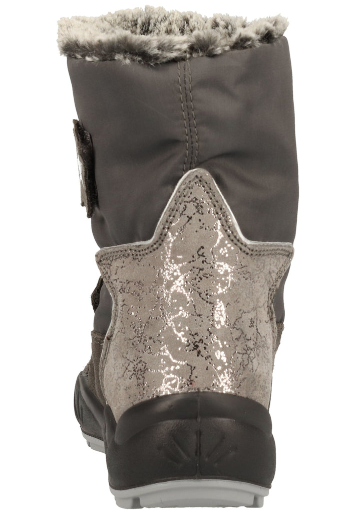 Primigi Stiefel Leder/Textil Grau Warmfutter