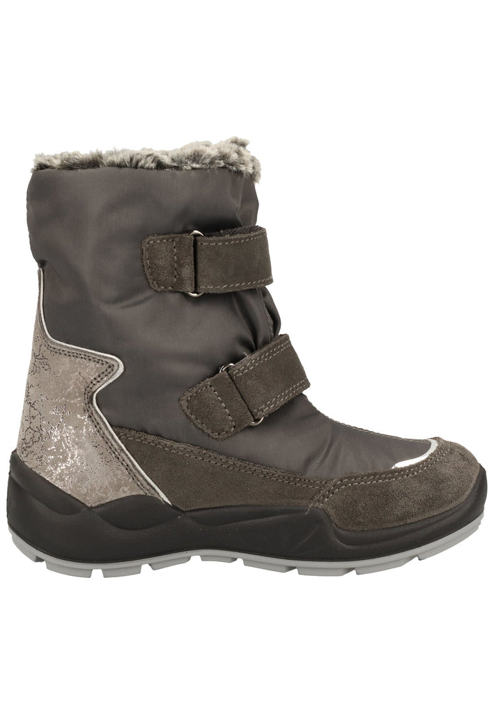 Primigi Stiefel Leder/Textil Grau Warmfutter