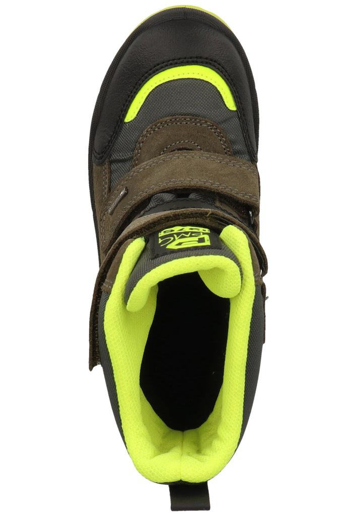 Primigi Stiefel Leder/Textil Grau Warmfutter