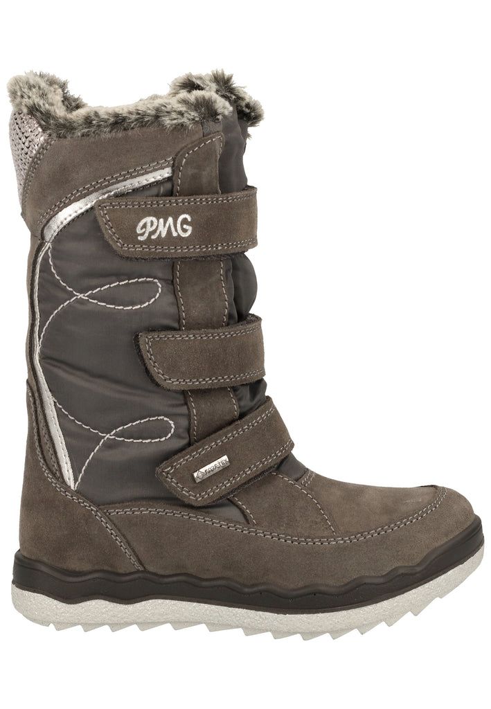 Primigi Stiefel Leder/Textil Grau Warmfutter