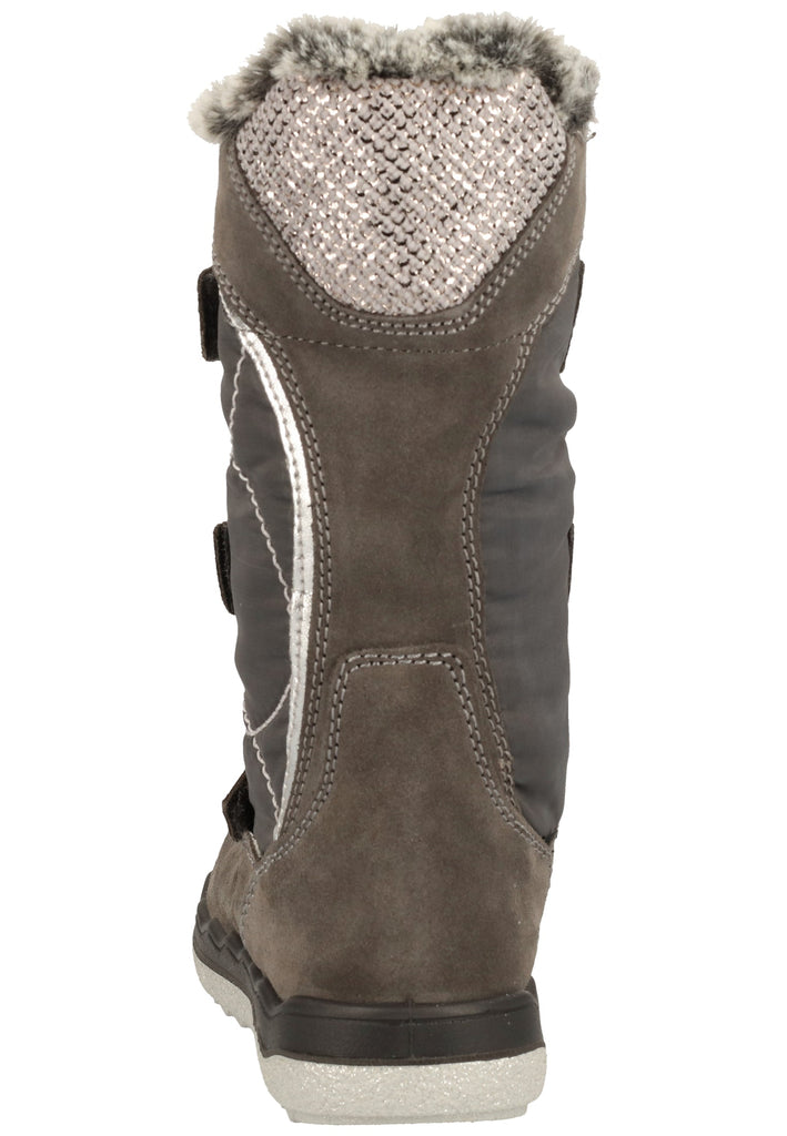 Primigi Stiefel Leder/Textil Grau Warmfutter