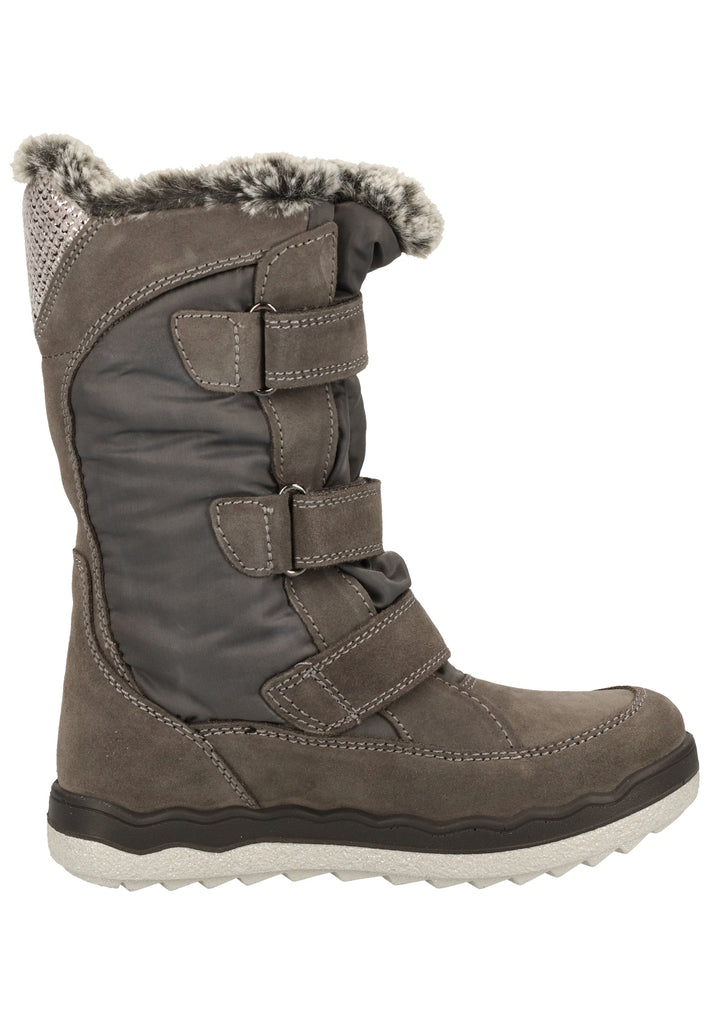 Primigi Stiefel Leder/Textil Grau Warmfutter