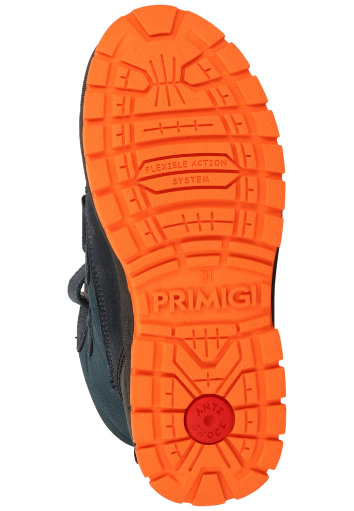 Primigi Stiefel Leder/Textil Navy/Schwarz Warmfutter